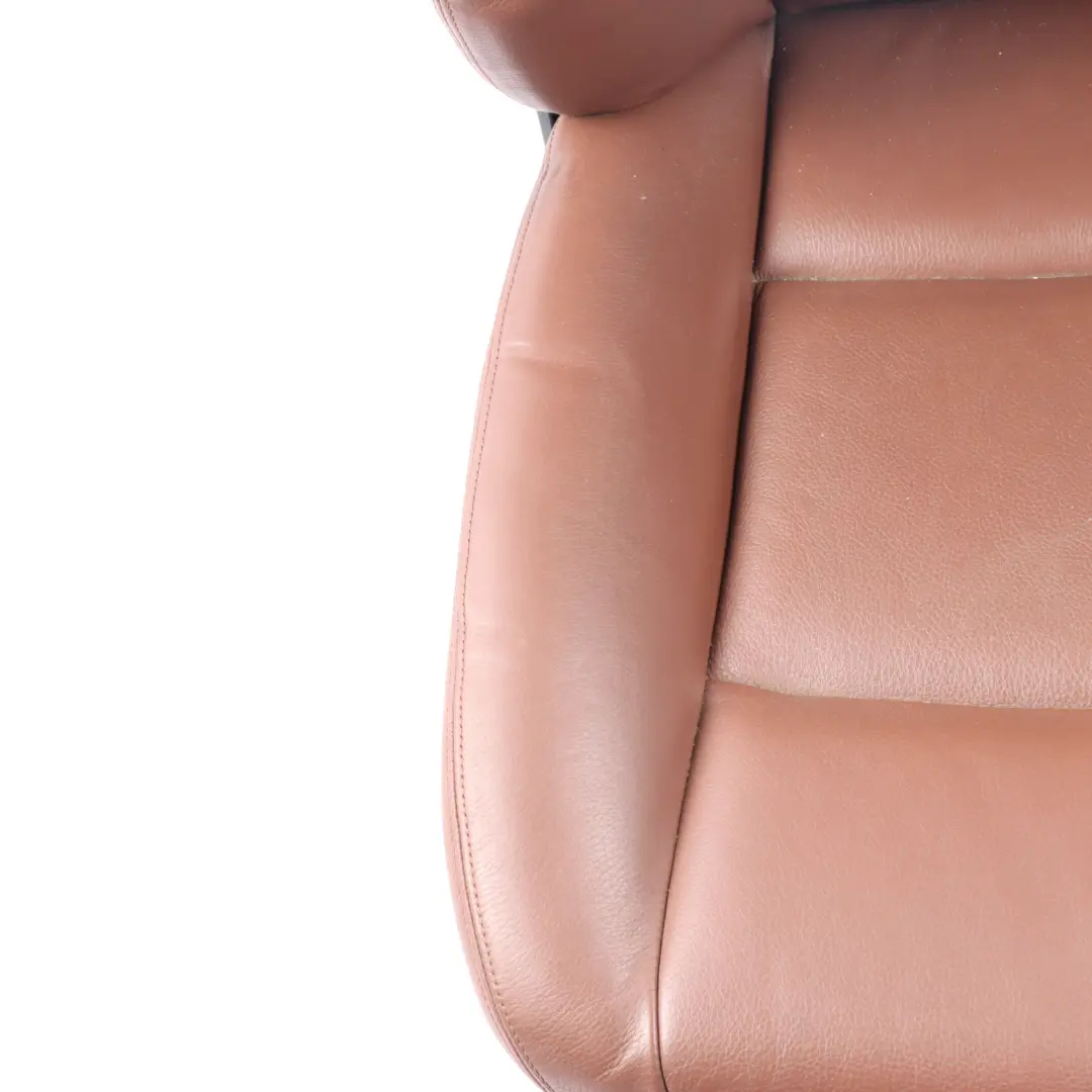 Front Seat BMW F10 F11 LCI Left N/S Heated Interior Leather Dakota Zimt Brown  - SKU 7350135-1 - Part number 7350135
