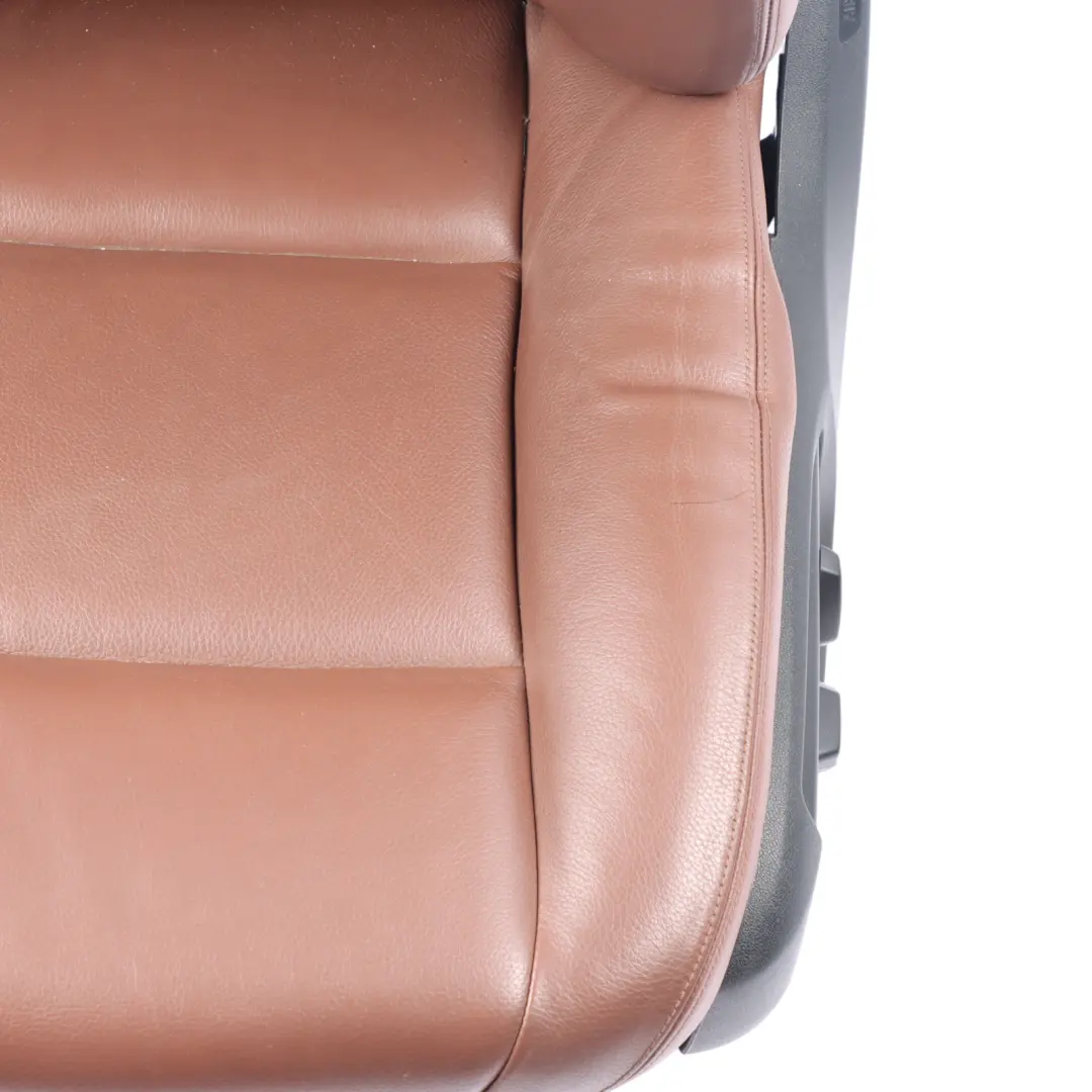 Front Seat BMW F10 F11 LCI Left N/S Heated Interior Leather Dakota Zimt Brown  - SKU 7350135-1 - Part number 7350135