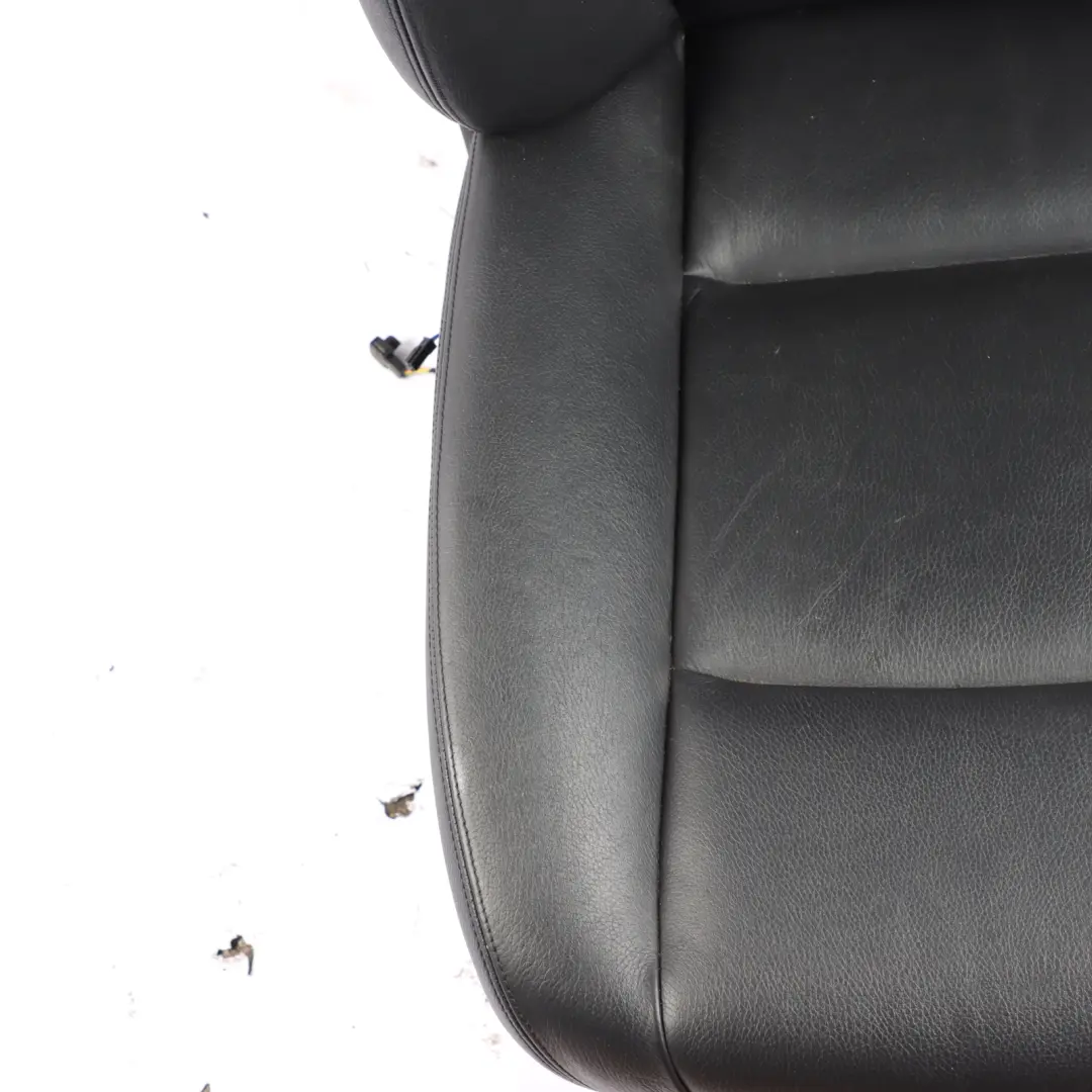 BMW F10 F11 LCI Fotel Lewy Przód Podgrzewany Skóra Czarna - SKU 7350137-2 - Numer Części 7350137