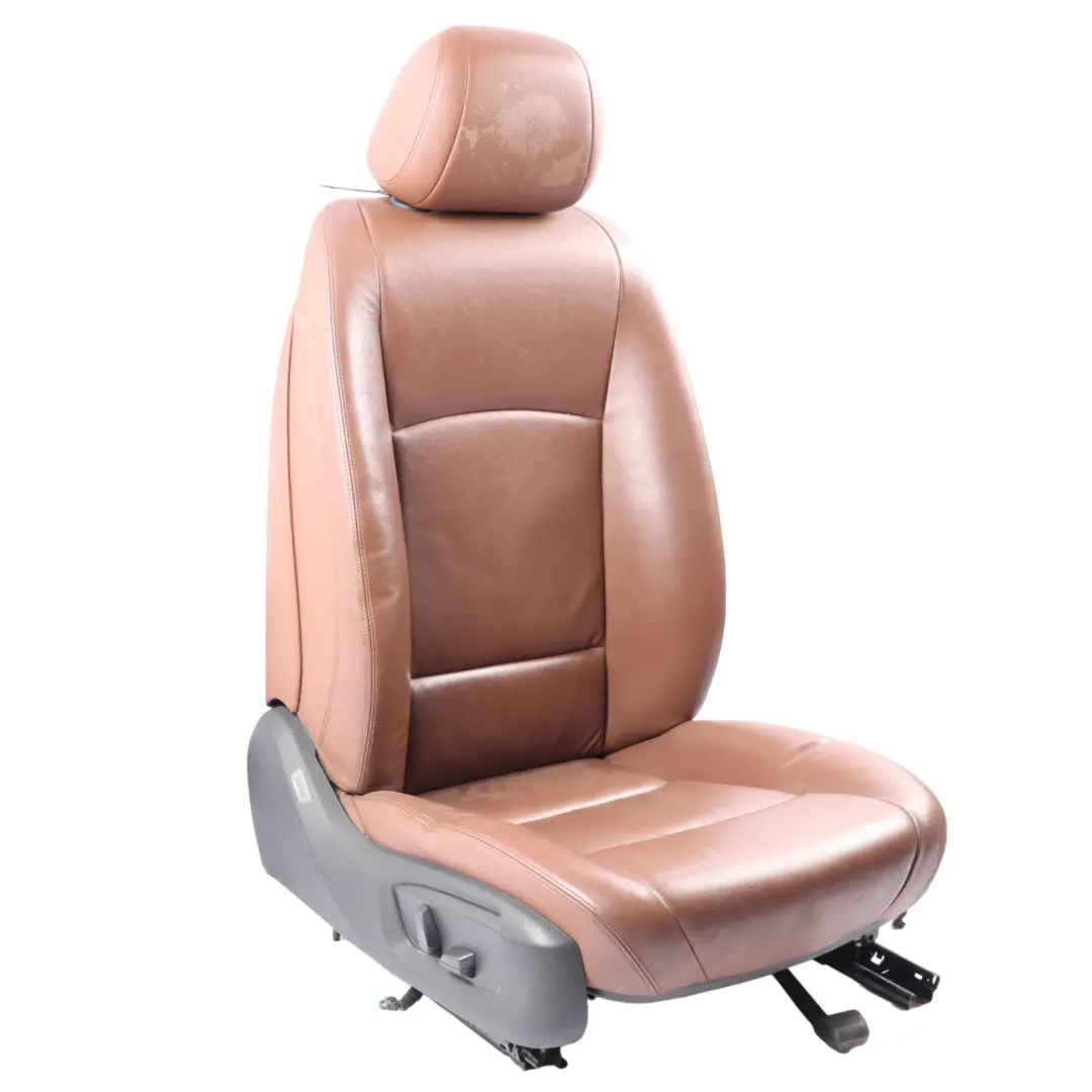 Front Seat BMW F10 F11 LCI Right O/S Heated Interior Leather Dakota Zimt Brown to with Part number 7350140 Front Seat BMW F10 F11 LCI Right O/S Heated Interior Leather Dakota Zimt Brown - SKU 7350140-1 - Part number 7350140