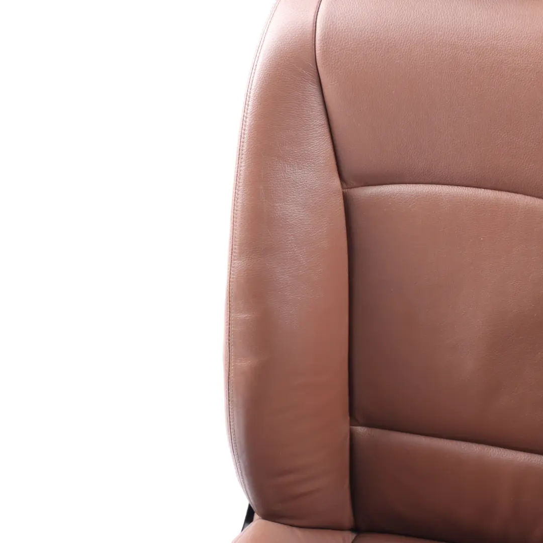 Front Seat BMW F10 F11 LCI Right O/S Heated Interior Leather Dakota Zimt Brown  - SKU 7350140-1 - Part number 7350140