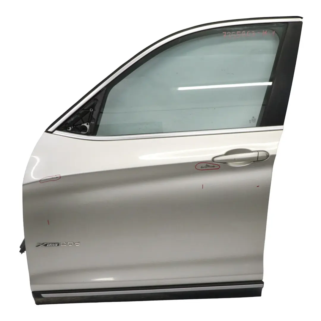 Gauche Argent Minéral Métallisé - A14 pour BMW X3 F25 Porte Avant à propos du numéro de pièce 7355803 BMW X3 F25 Porte Avant Gauche Argent Minéral Métallisé - A14 - SKU 7355803-MS1 - Numéro de pièce 7355803