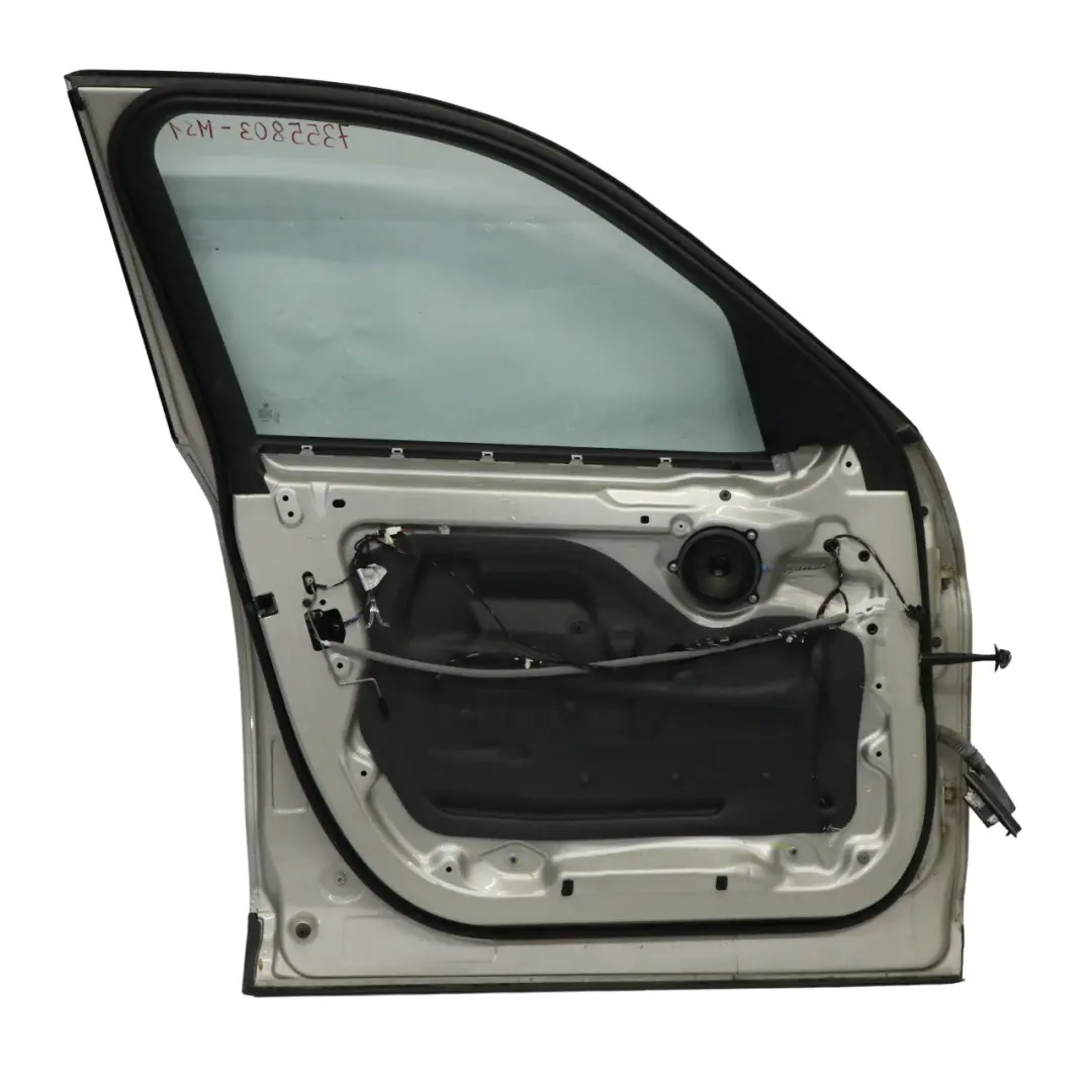 BMW X3 F25 Drzwi Lewe Przednie Mineralsilber Srebrny Metalik - A14 - SKU 7355803-MS1 - Numer Części 7355803