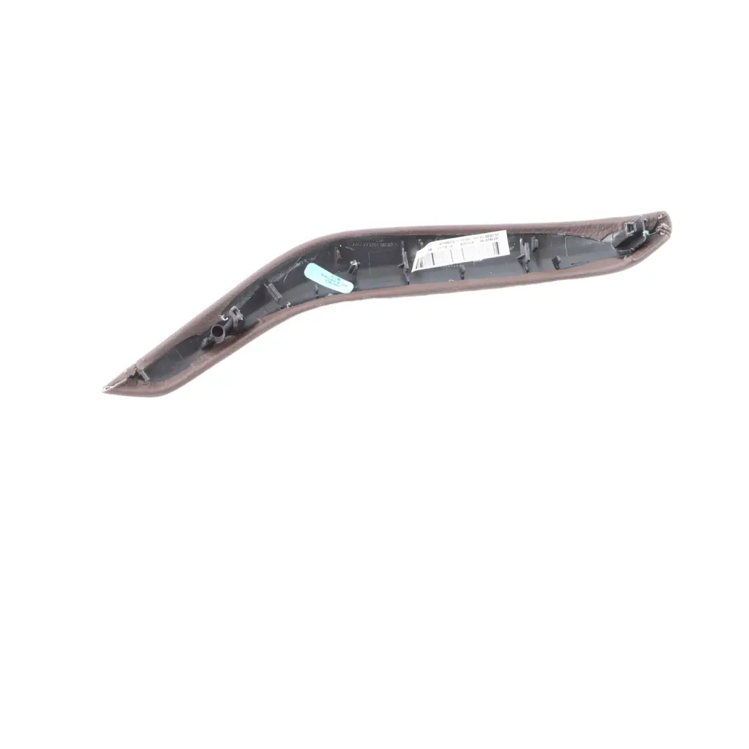 Front Rear Door Handle Interior Trim Left N/S Cover Leather Mokka to BMW X5 F15 with Part number 7356135 BMW X5 F15 Front Rear Door Handle Interior Trim Left N/S Cover Leather Mokka - SKU 7356135 - Part number 7356135
