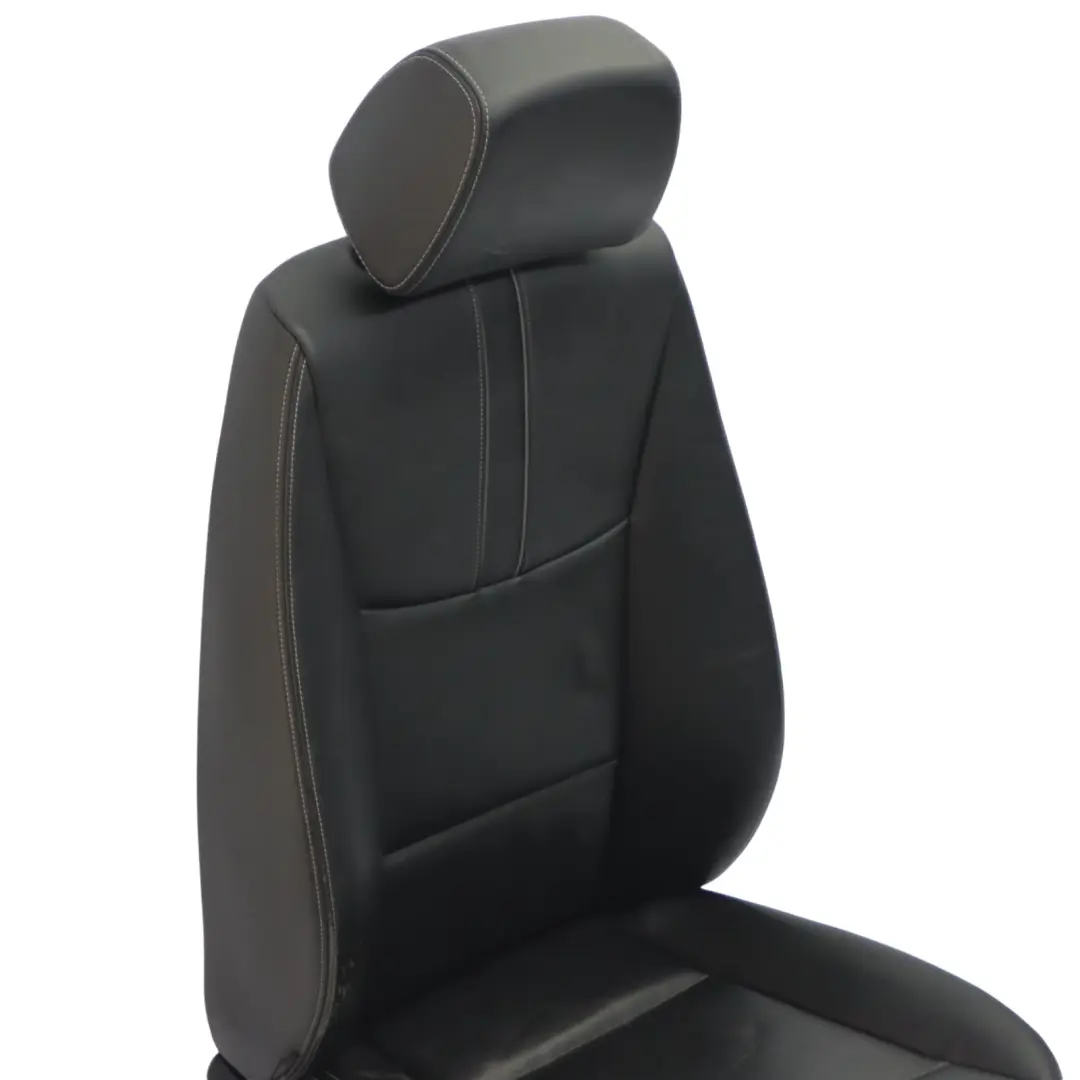  Asiento Delantero BMW X3 F25 X4 F26 Calefaccionado Derecho Cuero Nevada Negro - SKU 7366958-1 - Número de pieza 7366958