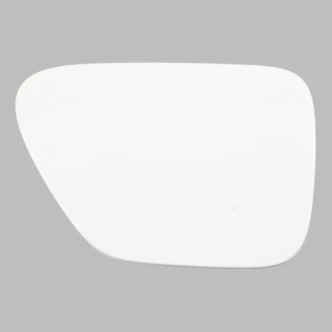 BMW F30 LCI 330e B48X Hybrid Front Flap Charging Port Alpine White 300 - SKU 7373856-AW - Part number 7373856