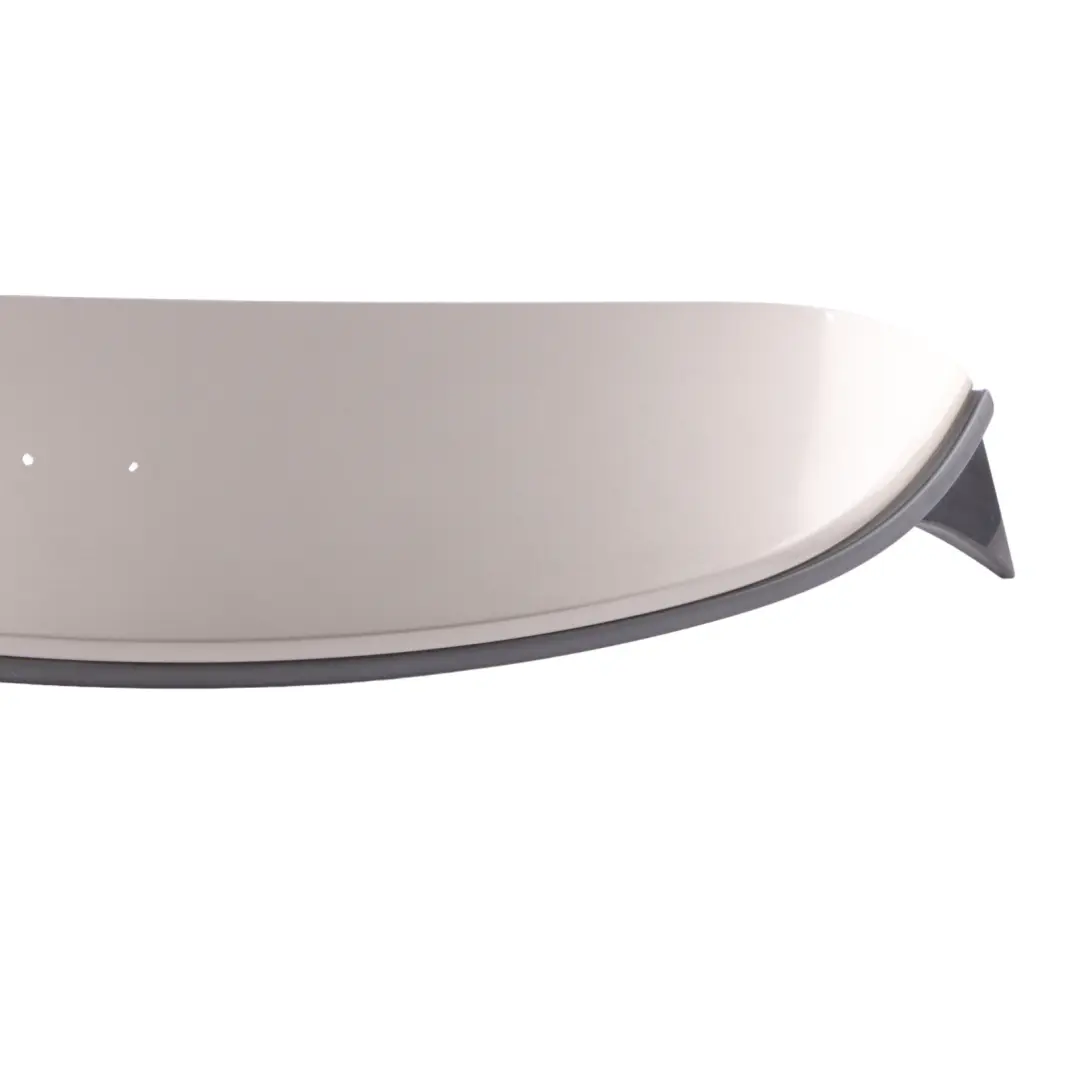 Spoiler Mini Cooper F56 Boot Trunk Lid Tailgate Melting Silver C2K 7317398 to Rear with Part number 7375855 Rear Spoiler Mini Cooper F56 Boot Trunk Lid Tailgate Melting Silver C2K 7317398 - SKU 7375855-MELT - Part number 7375855