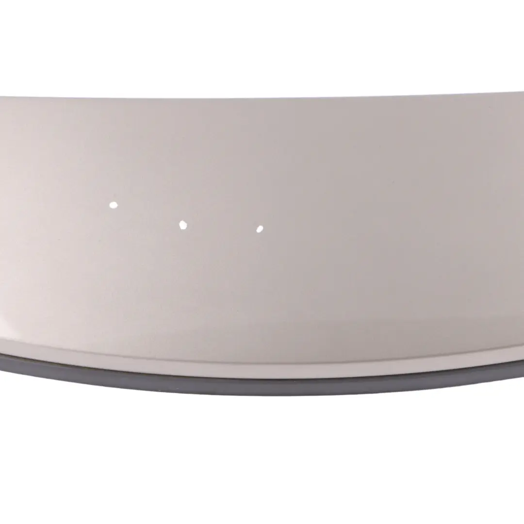 Spoiler Mini Cooper F56 Boot Trunk Lid Tailgate Melting Silver C2K 7317398 to Rear with Part number 7375855 Rear Spoiler Mini Cooper F56 Boot Trunk Lid Tailgate Melting Silver C2K 7317398 - SKU 7375855-MELT - Part number 7375855