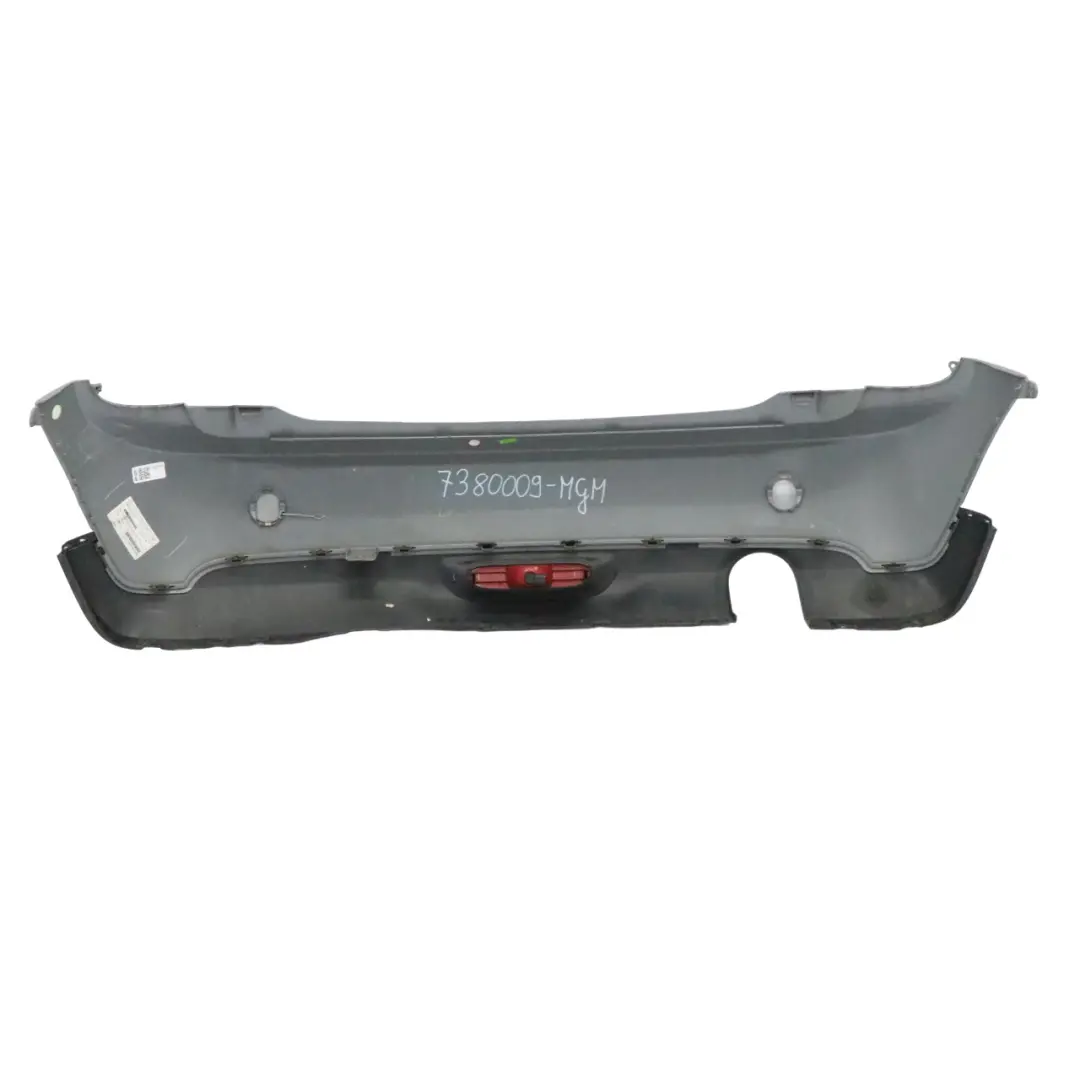 Mini F56 F57 Rear Bumper Complete Trim Panel Moonwalk Grey Metallic - B71 - SKU 7380009-MGM - Part number 7380009
