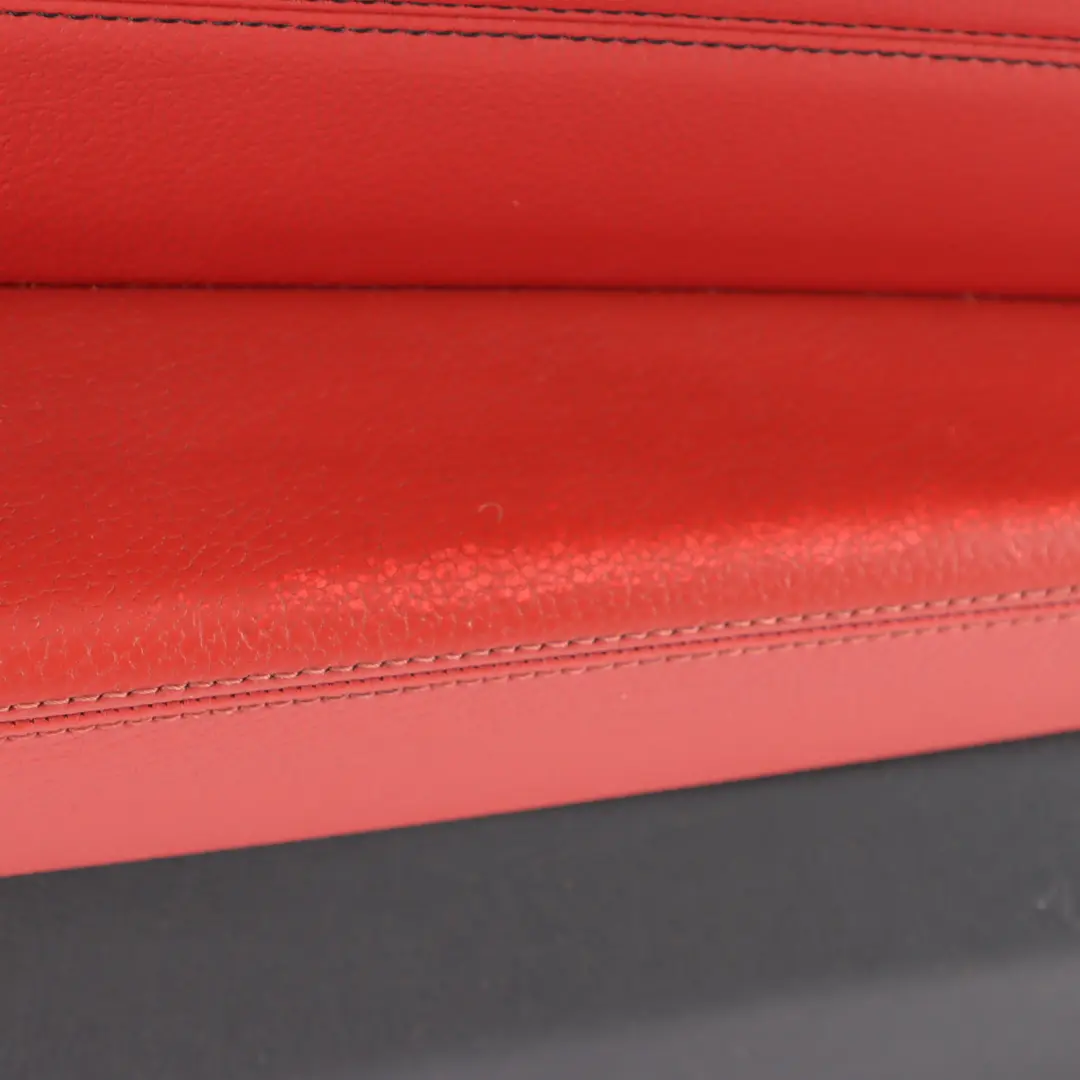 BMW F32 F33 Front Right O/S Door Card Lining Panel Black Red Leather Dakota - SKU 7389512 - Part number 7389512