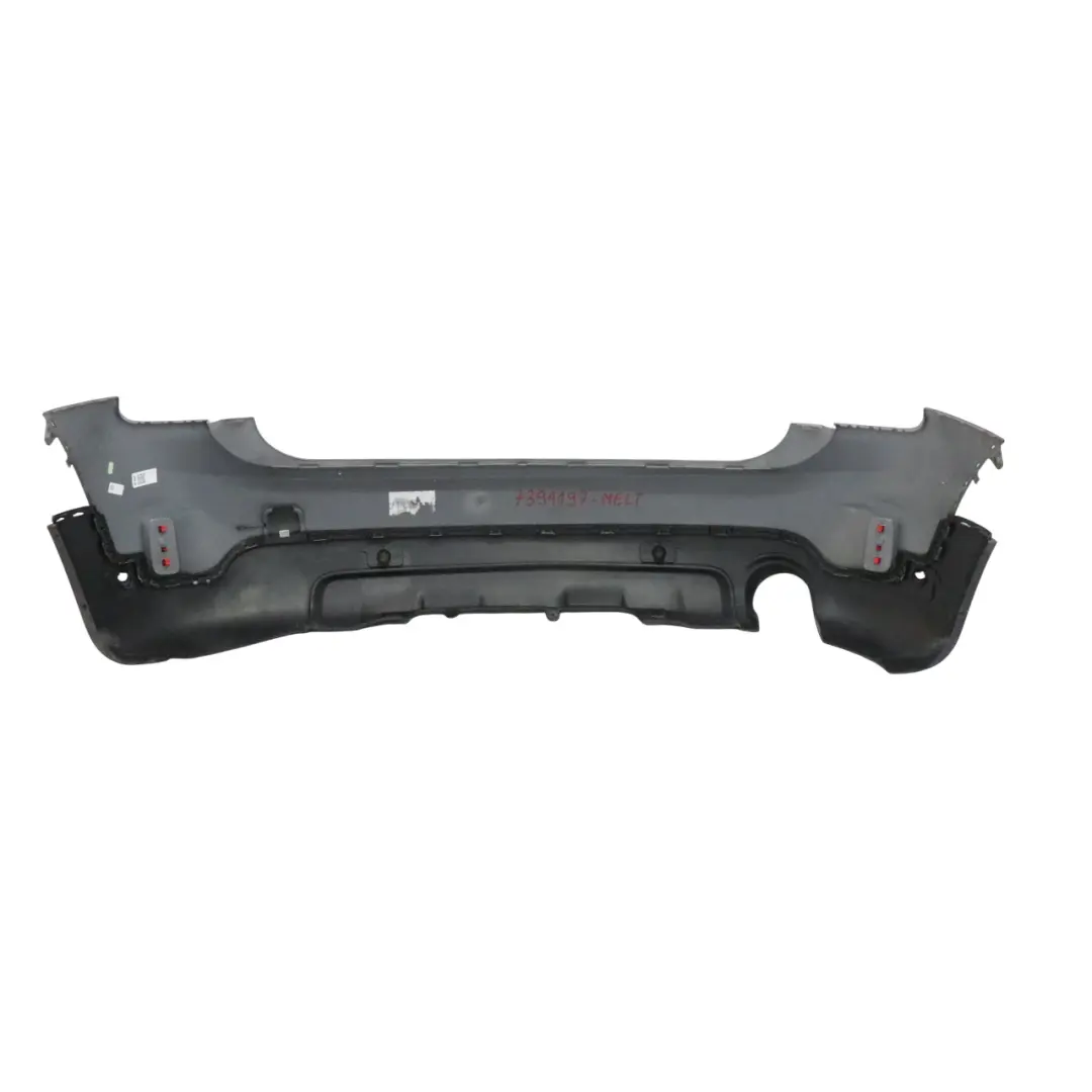 Mini F60 Countryman Stoßstange Hinten Verkleidung PDC komplett Silber - C2K - SKU 7391197-MELT - Teilenummer 7391197