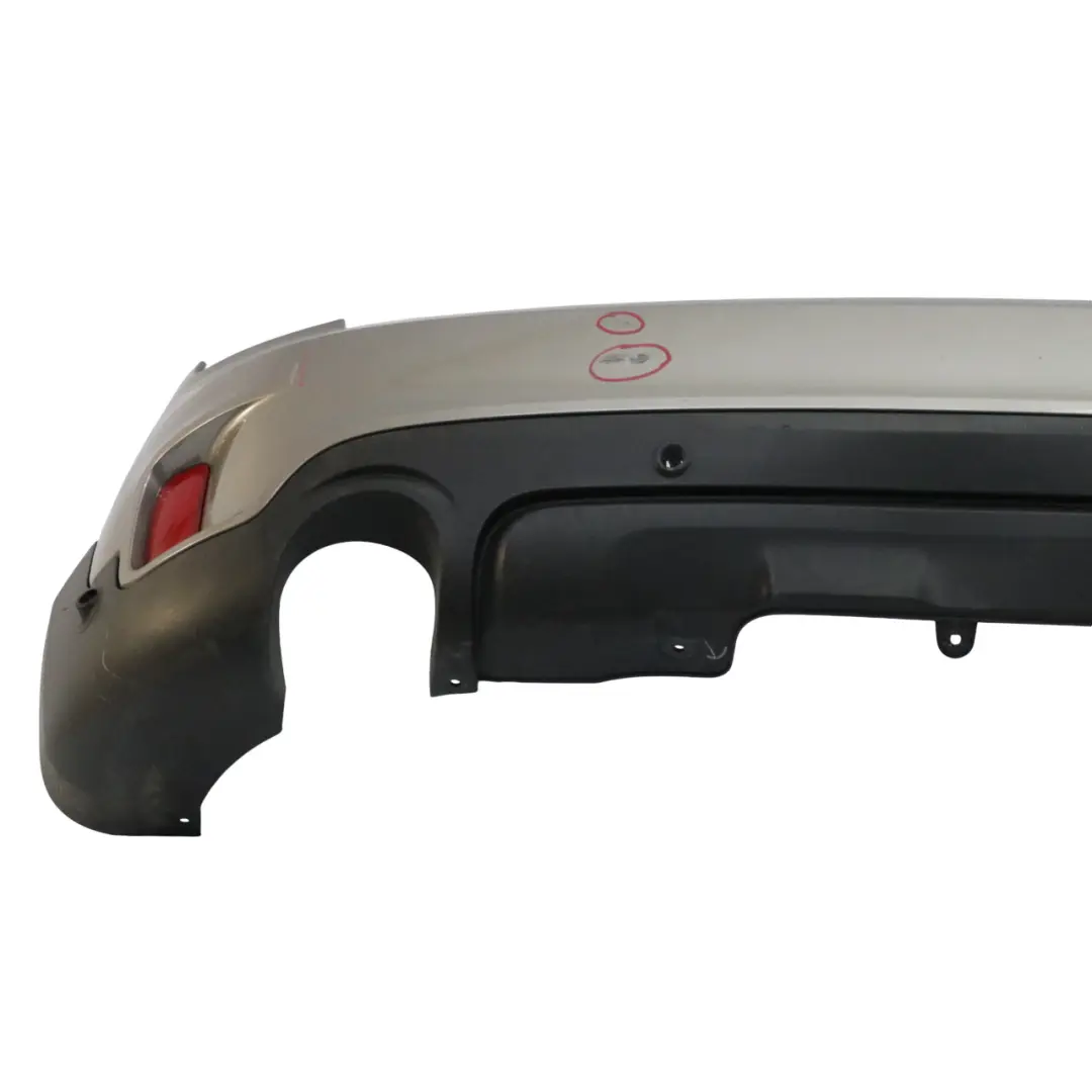 Mini F60 Countryman Bumper Rear Trim Panel PDC Complete Melting Silver - C2K - SKU 7391197-MELT - Part number 7391197