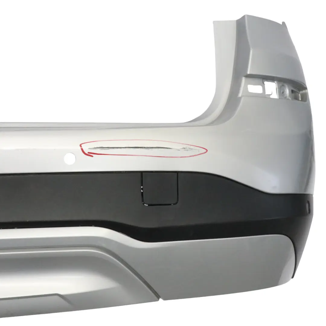 Bumper BMW X3 F25 Trim Panel Cover PDC X Line Glacier Silver Metallic - A83 to Rear with Part number 7392991 Rear Bumper BMW X3 F25 Trim Panel Cover PDC X Line Glacier Silver Metallic - A83 - SKU 7392991-GSB - Part number 7392991