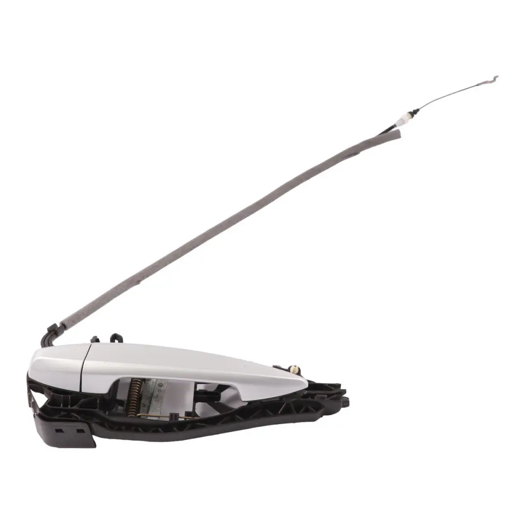 BMW X5 F15 X6 F16 Door Handle Rear Left N/S Grab Glacier Silver Metallic - A83 - SKU 7328103-GSB - Part number 7396305