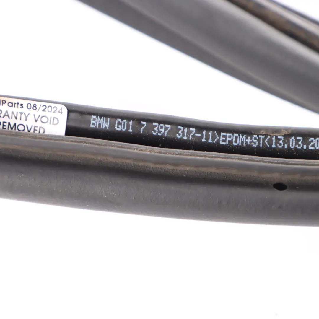 Joint d'étanchéité du couvercle du coffre pour BMW X3 F97 G01 à propos du numéro de pièce 7397317 BMW X3 F97 G01 Joint d'étanchéité du couvercle du coffre - SKU 7397317 - Numéro de pièce 7397317