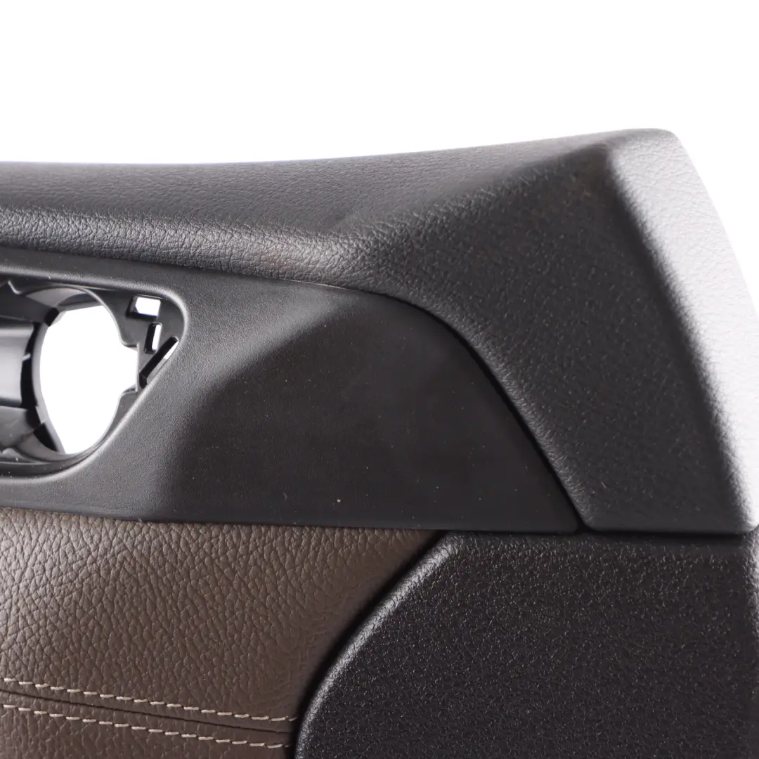 Front Door Card Cover Left N/S Trim Panel Leather Brown to BMW X3 F25 with Part number 7401889 BMW X3 F25 Front Door Card Cover Left N/S Trim Panel Leather Brown - SKU 7401889 - Part number 7401889