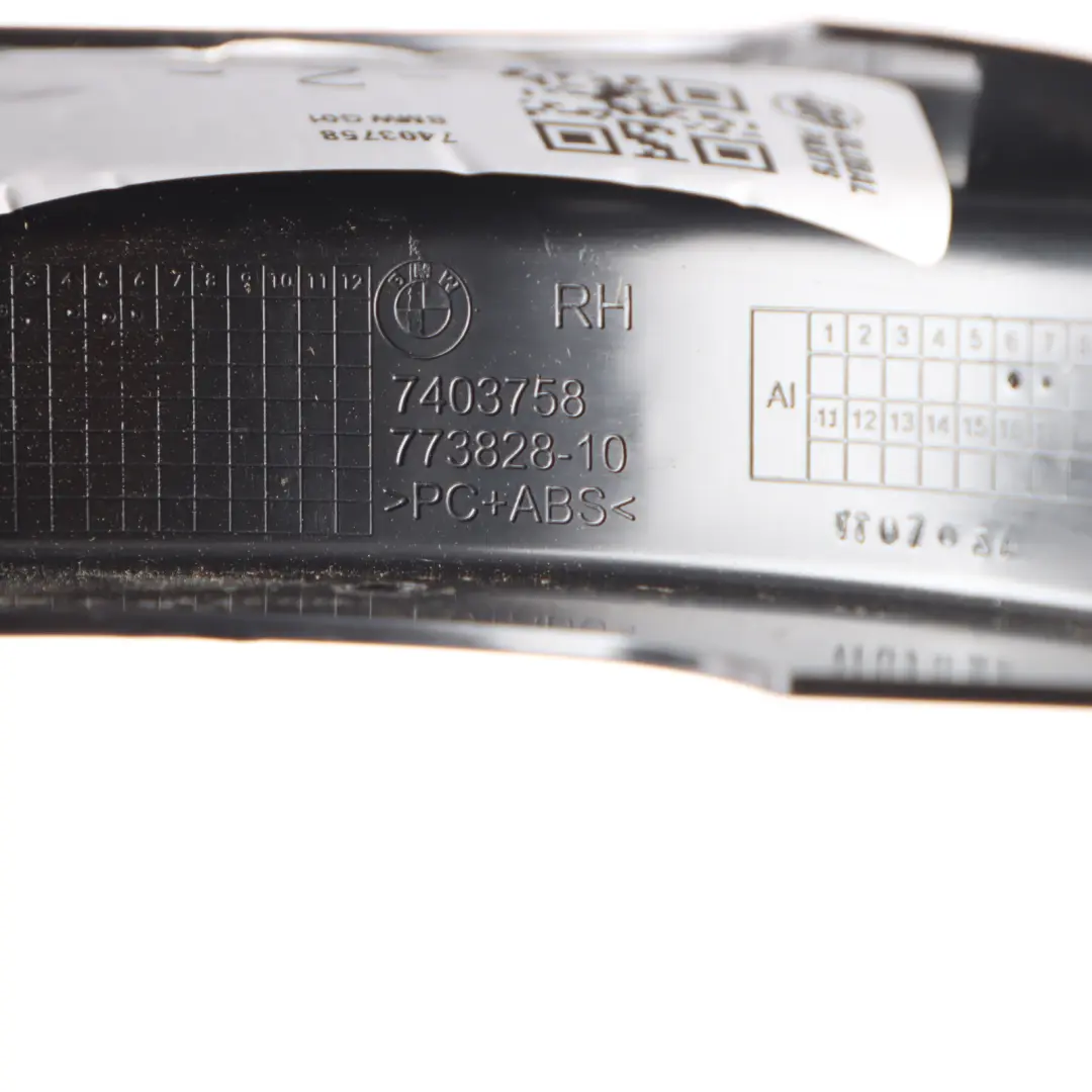 Boot Trunk Trim Rear Right O/S Hinge Cover Panel to BMW X3 G01 G08 with Part number 7403758 BMW X3 G01 G08 Boot Trunk Trim Rear Right O/S Hinge Cover Panel - SKU 7403758 - Part number 7403758