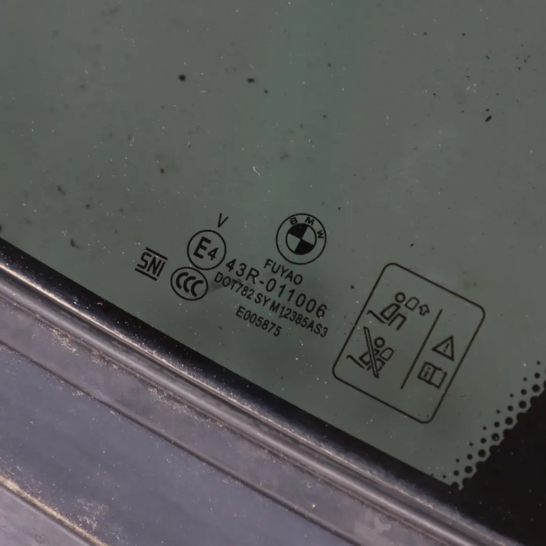 X3M F97 Puerta Cristal Ventana Trasera Izquierda Fijo SSG AS3 para BMW X3 G01 con número de pieza 7410055 BMW X3 G01 X3M F97 Puerta Cristal Ventana Trasera Izquierda Fijo SSG AS3 - SKU 7410055 - Número de pieza 7410055