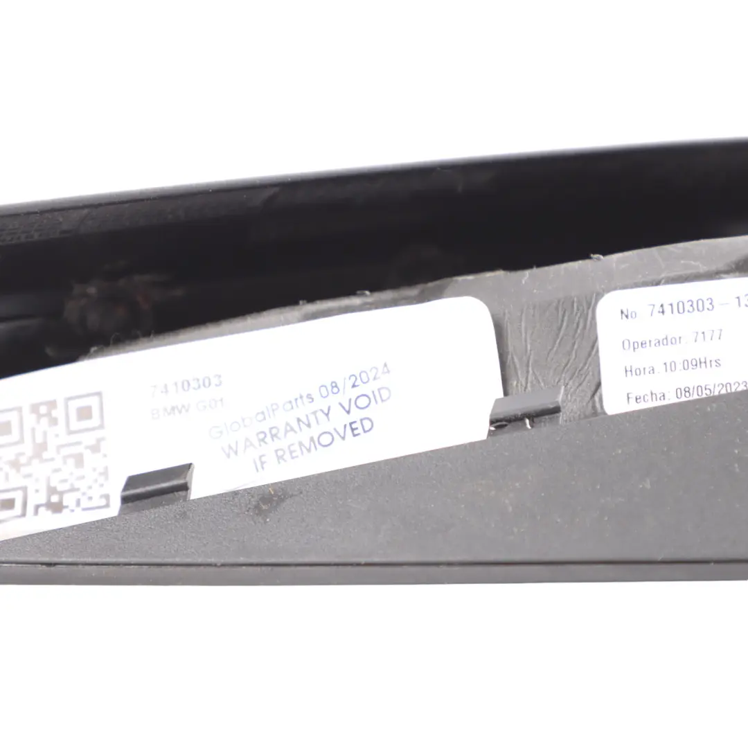 Front Door Left N/S Inner Interior Corner Trim Panel to BMW X3 F97 M G01 with Part number 7410303 BMW X3 F97 M G01 Front Door Left N/S Inner Interior Corner Trim Panel - SKU 7410303 - Part number 7410303