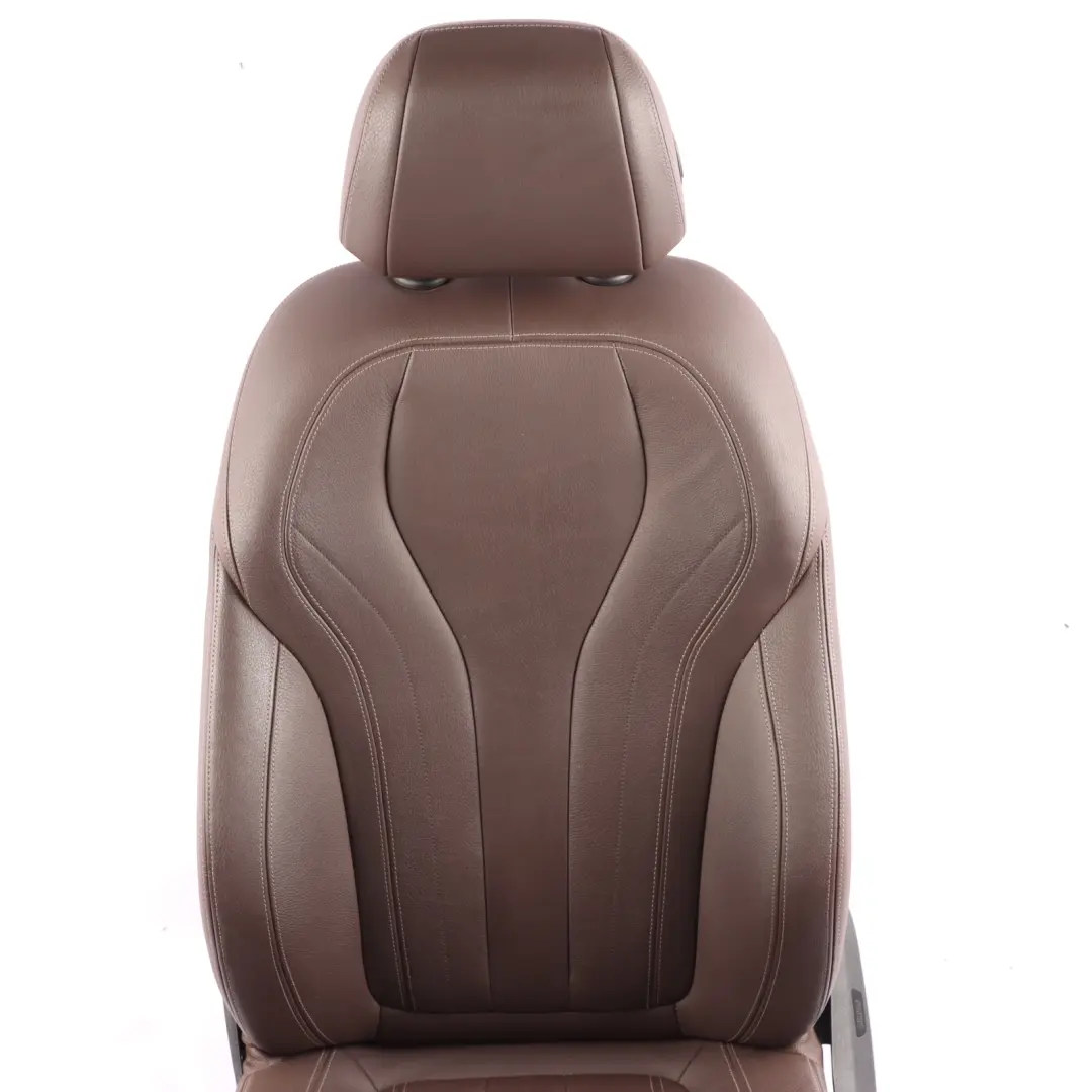  Front Seat BMW X5 F15 X6 F16 M Sport Left N/S Heated Memory Leather Dakota Mokka - SKU 7411451-1 - Part number 7411451