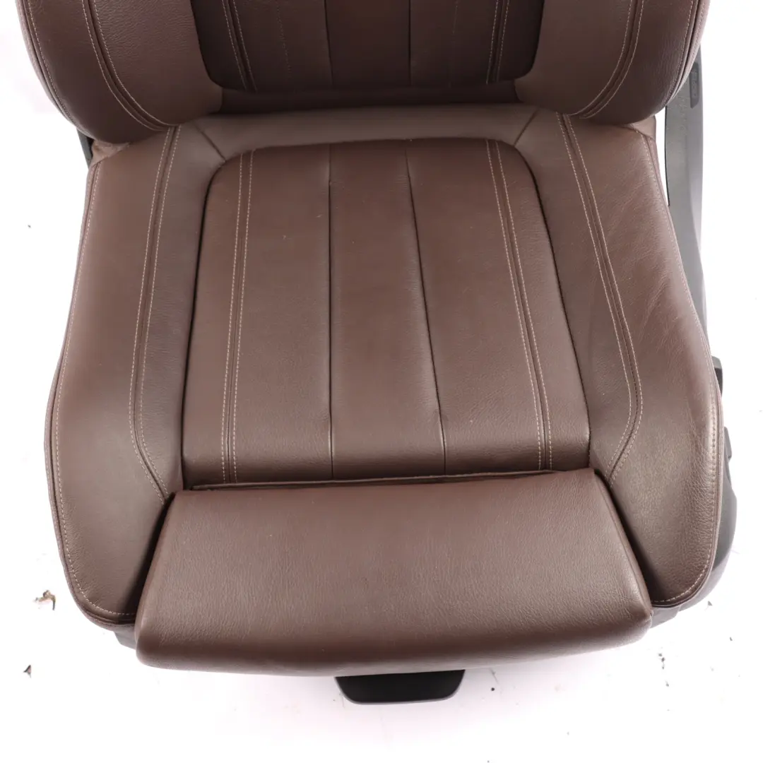  Front Seat BMW X5 F15 X6 F16 M Sport Left N/S Heated Memory Leather Dakota Mokka - SKU 7411451-1 - Part number 7411451