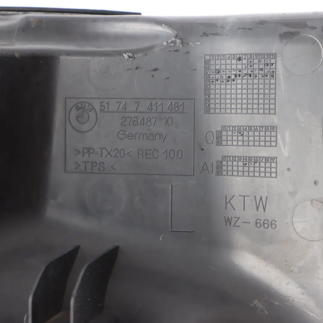 Mini Countryman F60 Air Intake Guide Channel Radiator Left N/S - SKU 7411481 - Part number 7411481