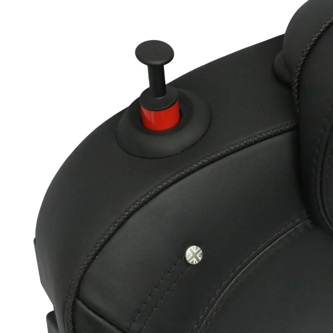 Sitzrückenlehne hinten rechts Rückenbezug Leder Lounge Schwarz für Mini F56 mit Teilenummer 7413893 Mini F56 Sitzrückenlehne hinten rechts Rückenbezug Leder Lounge Schwarz - SKU 7413893 - Teilenummer 7413893