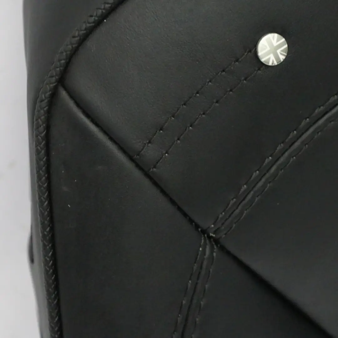 Mini F56 Dossier de siège arrière droit Revêtement de dossier cuir Lounge Noir - SKU 7413893 - Numéro de pièce 7413893