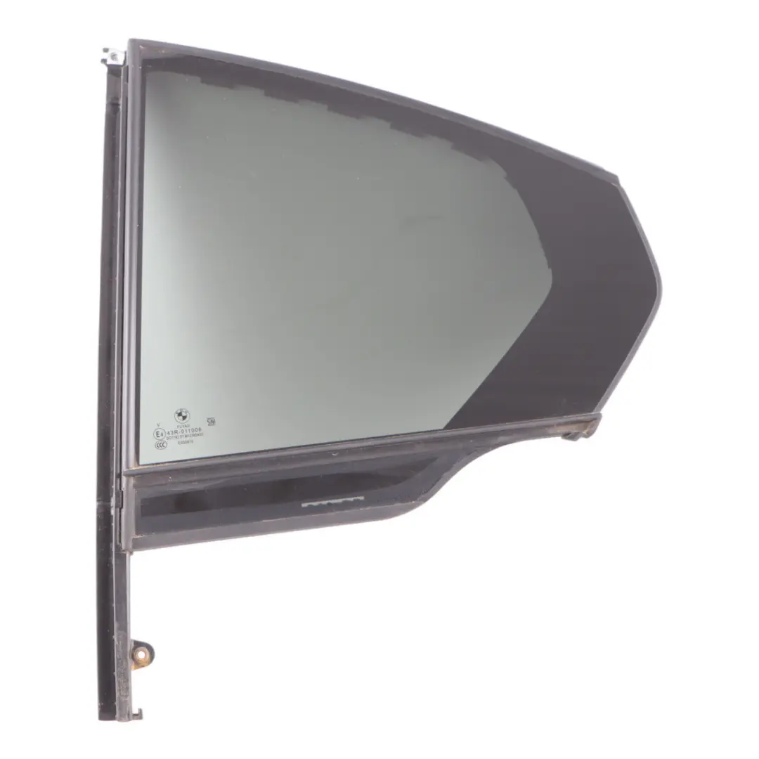Quarter Window Glass Side Door Rear Left N/S AS3 Black to BMW G20 with Part number 7425087 BMW G20 Quarter Window Glass Side Door Rear Left N/S AS3 Black - SKU 7425087 - Part number 7425087