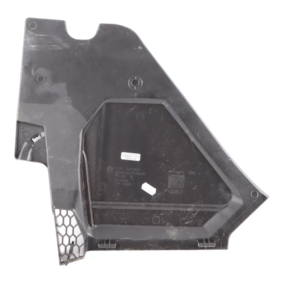 Exterior Windscreen Scuttle Cowl Panel Water Deflector Drain to BMW G20 with Part number 7427849 BMW G20 Exterior Windscreen Scuttle Cowl Panel Water Deflector Drain - SKU rhd-7427849 - Part number 7427849