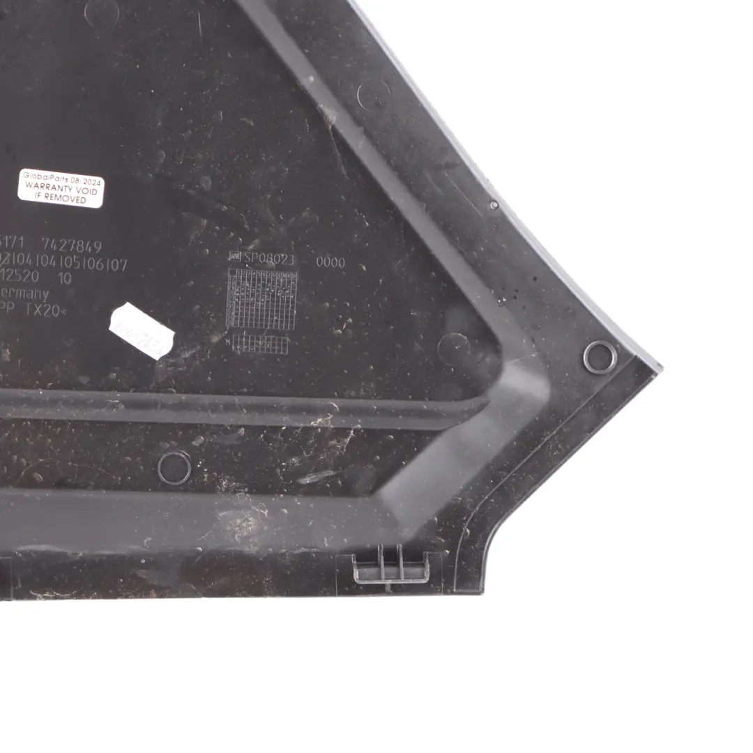 Exterior Windscreen Scuttle Cowl Panel Water Deflector Drain to BMW G20 with Part number 7427849 BMW G20 Exterior Windscreen Scuttle Cowl Panel Water Deflector Drain - SKU rhd-7427849 - Part number 7427849