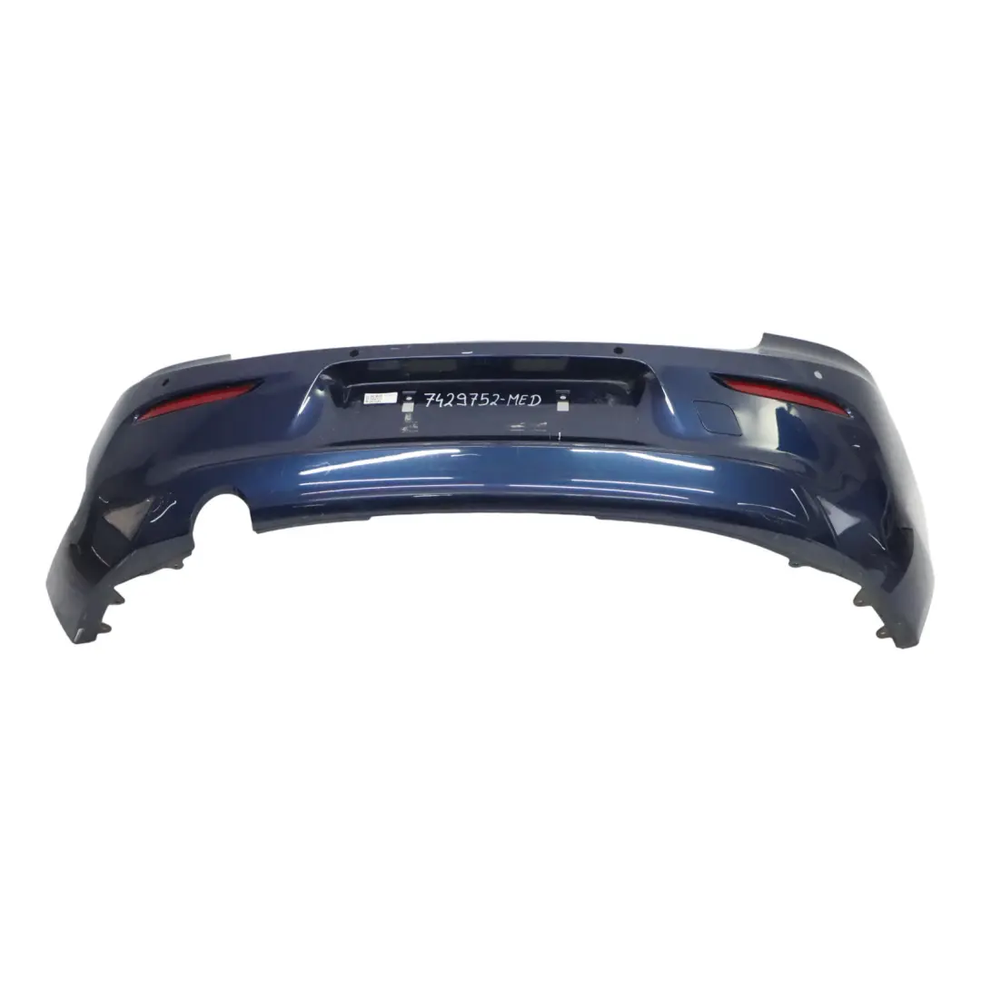 BMW F20 F21 LCI Bumper Rear Trim Panel Covering Mediterranean Blue - C10 - SKU 7429752-MED - Part number 7429752