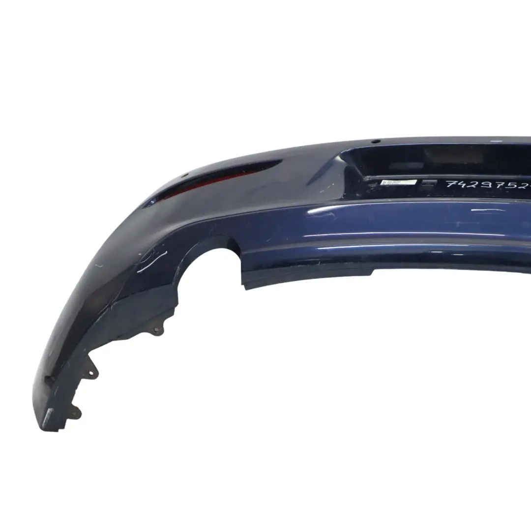 BMW F20 F21 LCI Bumper Rear Trim Panel Covering Mediterranean Blue - C10 - SKU 7429752-MED - Part number 7429752