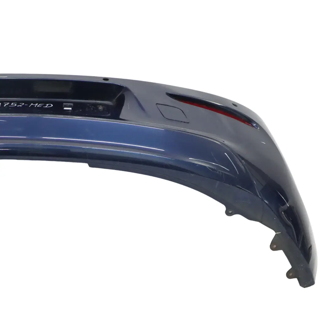 Bumper Rear Trim Panel Covering Mediterranean Blue - C10 to BMW F20 F21 LCI with Part number 7429752 BMW F20 F21 LCI Bumper Rear Trim Panel Covering Mediterranean Blue - C10 - SKU 7429752-MED - Part number 7429752