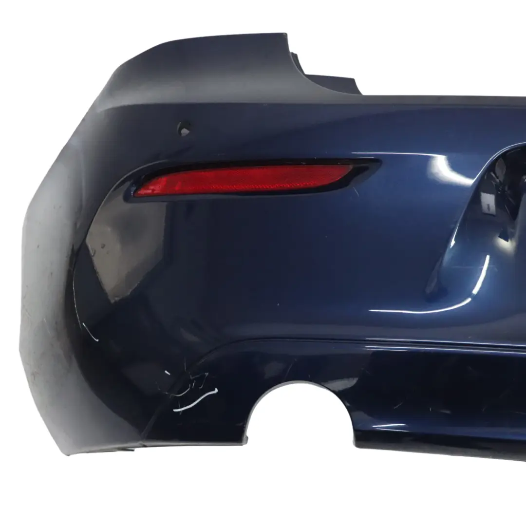 BMW F20 F21 LCI Bumper Rear Trim Panel Covering Mediterranean Blue - C10 - SKU 7429752-MED - Part number 7429752