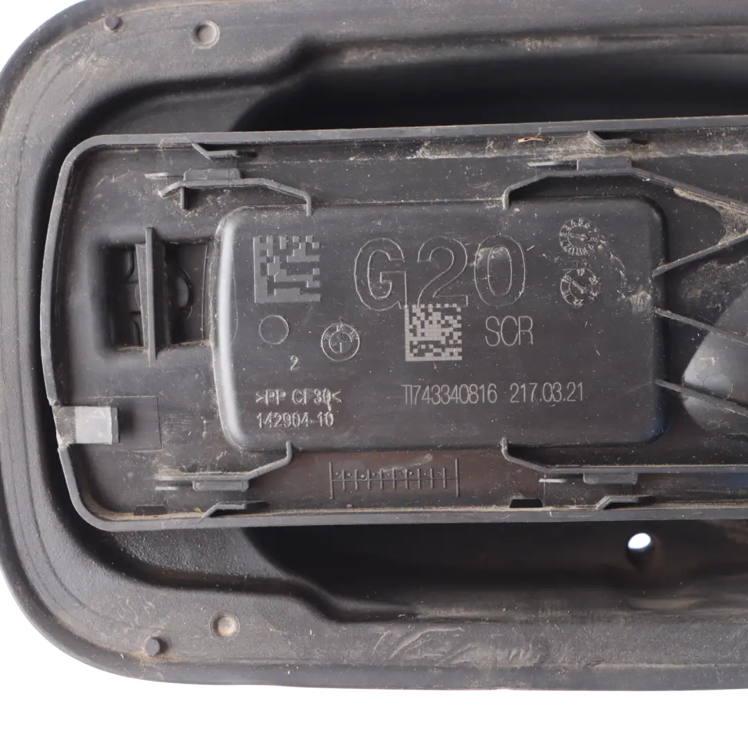 BMW G20 Diesel Fuel Filler Cap Tank Lid Cover Black 13294625 - SKU 7433408 - Part number 7433408