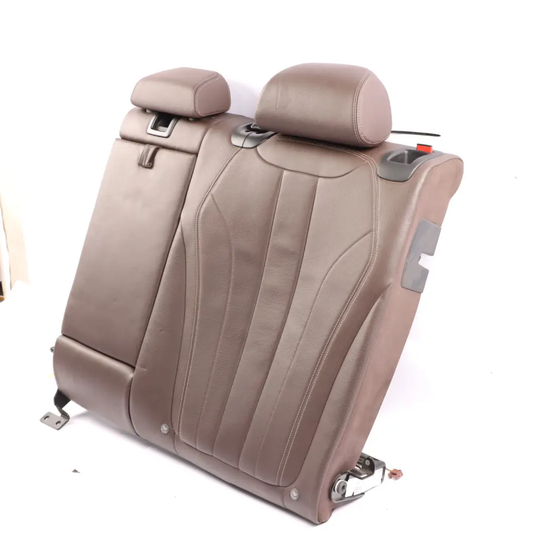 Backrest Rear Left N/S Back Heated Leather Dakota Mokka to BMW X5 F15 Seat with Part number 7445125 BMW X5 F15 Seat Backrest Rear Left N/S Back Heated Leather Dakota Mokka - SKU 7445125 - Part number 7445125