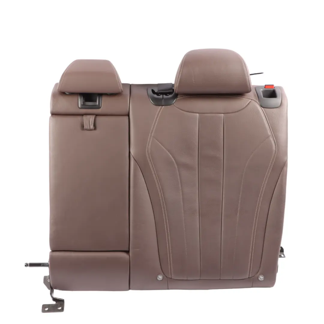 Backrest Rear Left N/S Back Heated Leather Dakota Mokka to BMW X5 F15 Seat with Part number 7445125 BMW X5 F15 Seat Backrest Rear Left N/S Back Heated Leather Dakota Mokka - SKU 7445125 - Part number 7445125