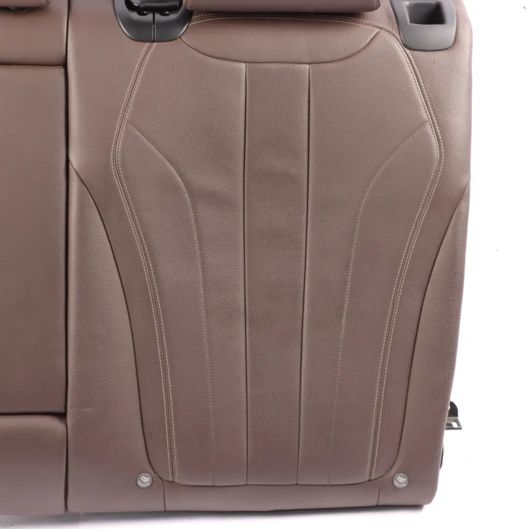 Backrest Rear Left N/S Back Heated Leather Dakota Mokka to BMW X5 F15 Seat with Part number 7445125 BMW X5 F15 Seat Backrest Rear Left N/S Back Heated Leather Dakota Mokka - SKU 7445125 - Part number 7445125