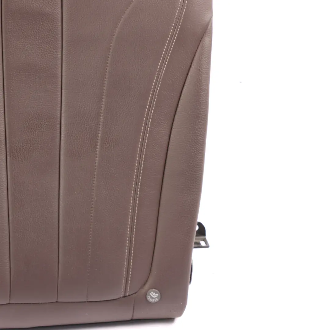 Backrest Rear Left N/S Back Heated Leather Dakota Mokka to BMW X5 F15 Seat with Part number 7445125 BMW X5 F15 Seat Backrest Rear Left N/S Back Heated Leather Dakota Mokka - SKU 7445125 - Part number 7445125