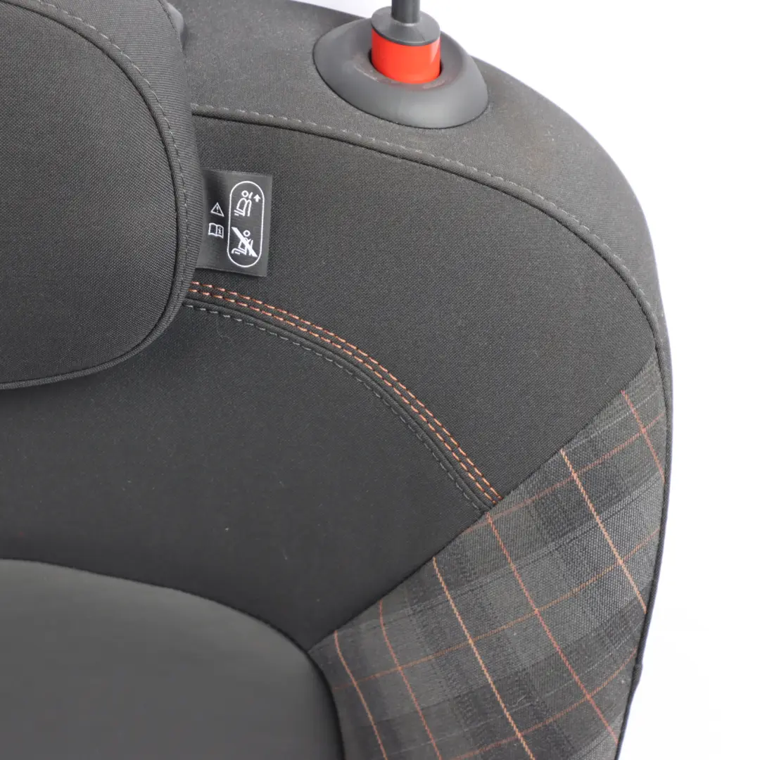 Mini F56 Seat Backrest Rear Left N/S Back Rest Cover Matte Leather - SKU 7462146 - Part number 7462146