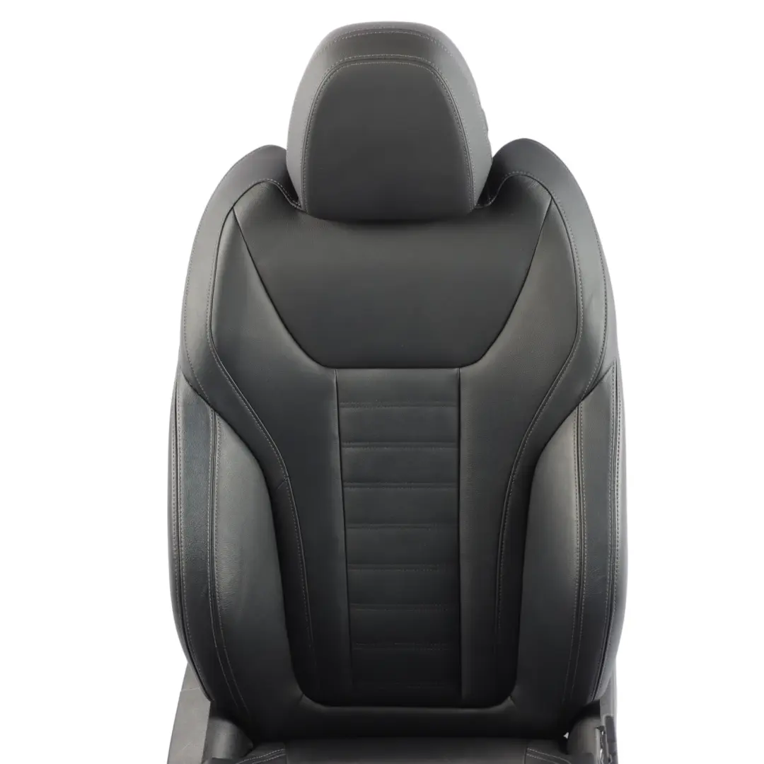 BMW X3 G01 Vorder sitz Sport Beheizt Rechts Leder Vernasca Schwarz Grau Fäden - SKU 7472486 - Teilenummer 7472486