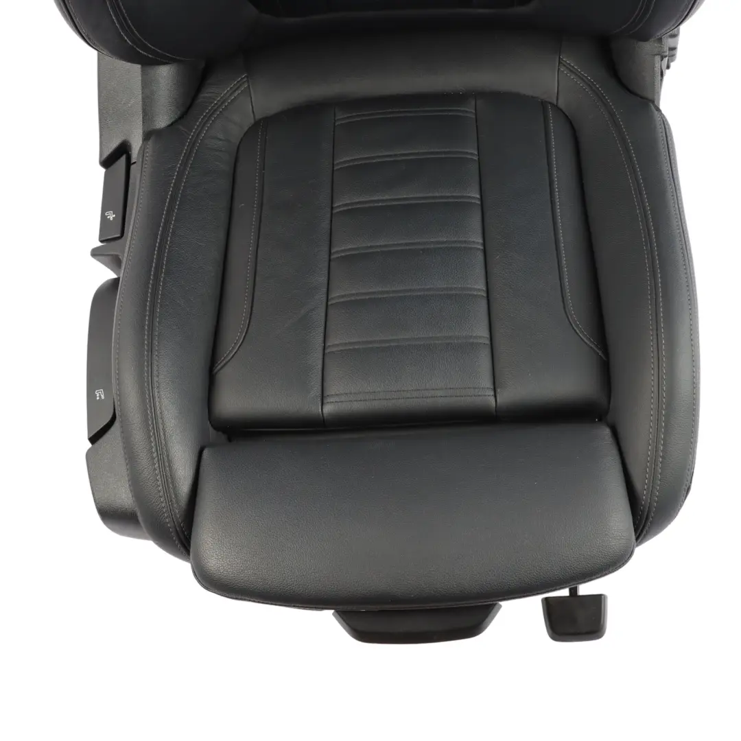 BMW X3 G01 Siège Avant Sport Chauffant Droit Cuir Vernasca Noir Gris Filets - SKU 7472486 - Numéro de pièce 7472486