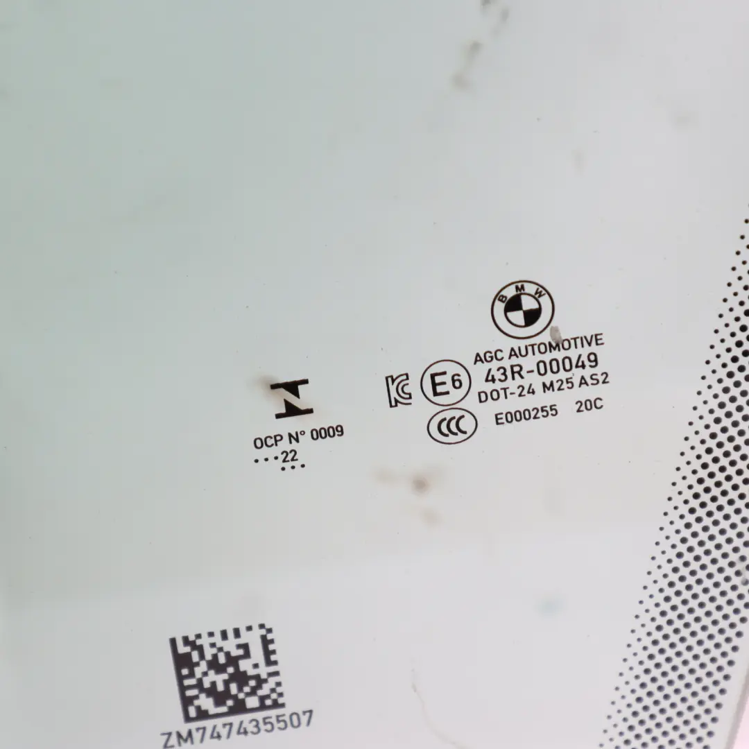 Front Left N/S Door Window Glass Glazing AS2 to BMW F44 Gran Coupe with Part number 7474355 BMW F44 Gran Coupe Front Left N/S Door Window Glass Glazing AS2 - SKU 7474355 - Part number 7474355
