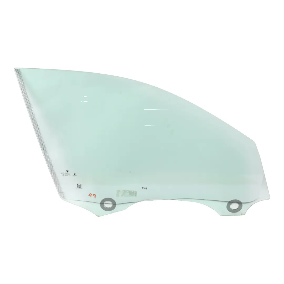 Side Window Glass Front Right O/S Green AS2 to BMW F44 with Part number 7474356 BMW F44 Side Window Glass Front Right O/S Green AS2 - SKU 7474356 - Part number 7474356