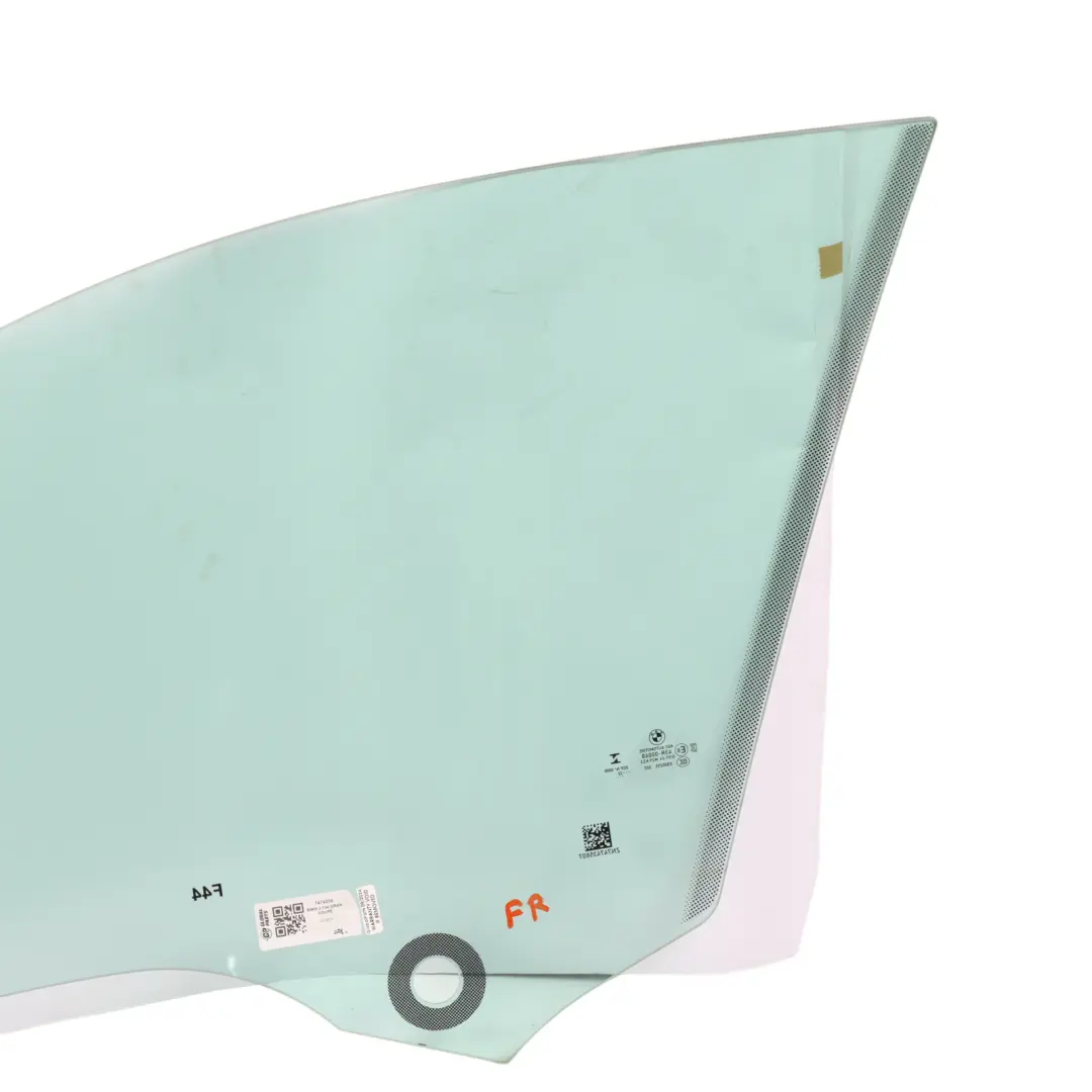 Side Window Glass Front Right O/S Green AS2 to BMW F44 with Part number 7474356 BMW F44 Side Window Glass Front Right O/S Green AS2 - SKU 7474356 - Part number 7474356