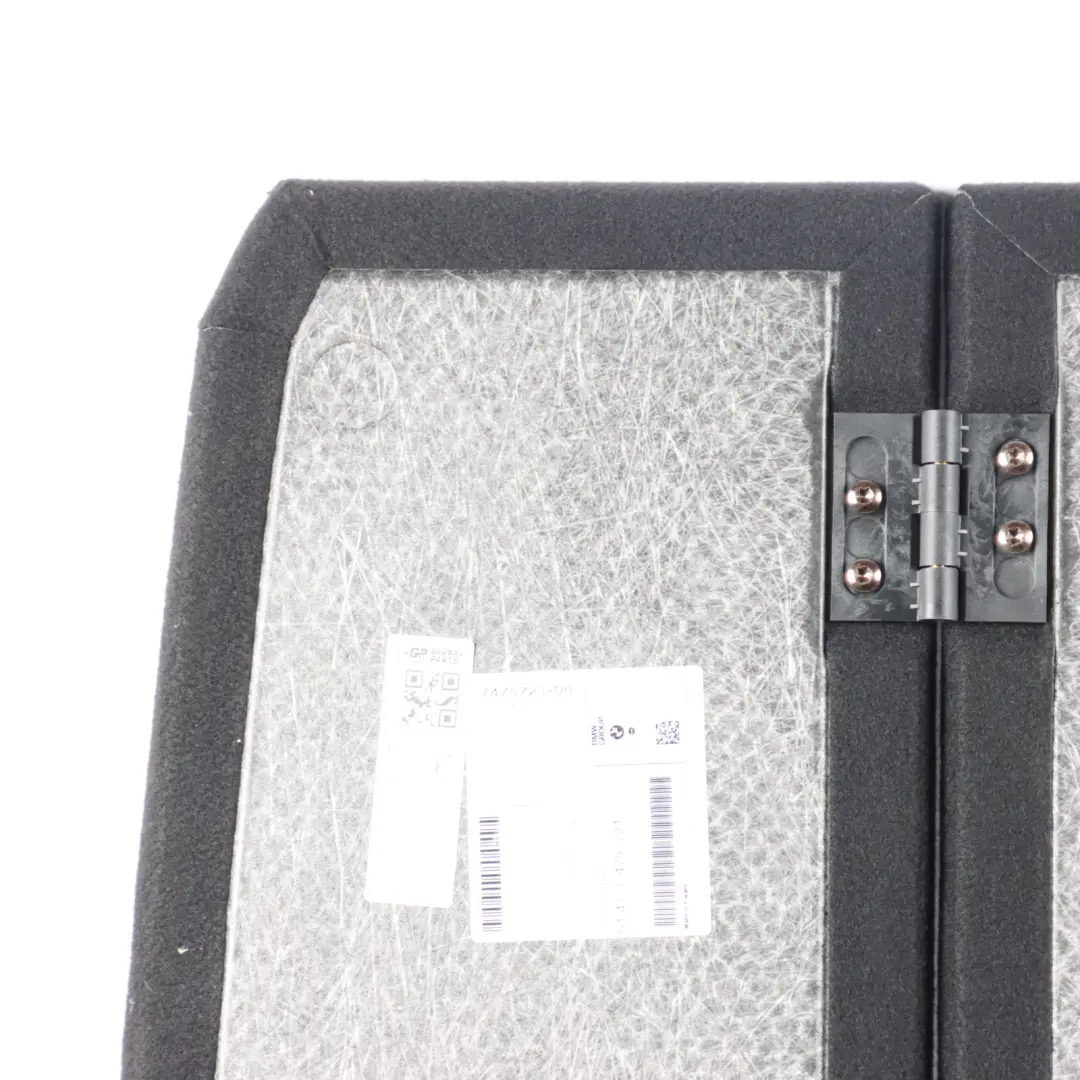 BMW F44 Gran Coupe Trunk Boot Floor Panel Trim Carpet Liner Black - SKU 7475721 - Part number 7475721