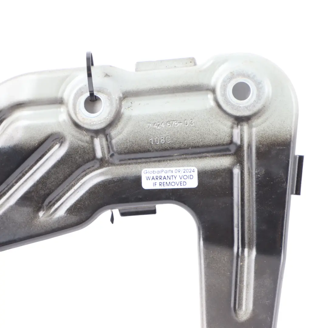 BMW X3 G01 Side Panel Bracket Holder Front Left N/S Black Sapphire Metallic 475 - SKU 7475804-BS - Part number 7475804