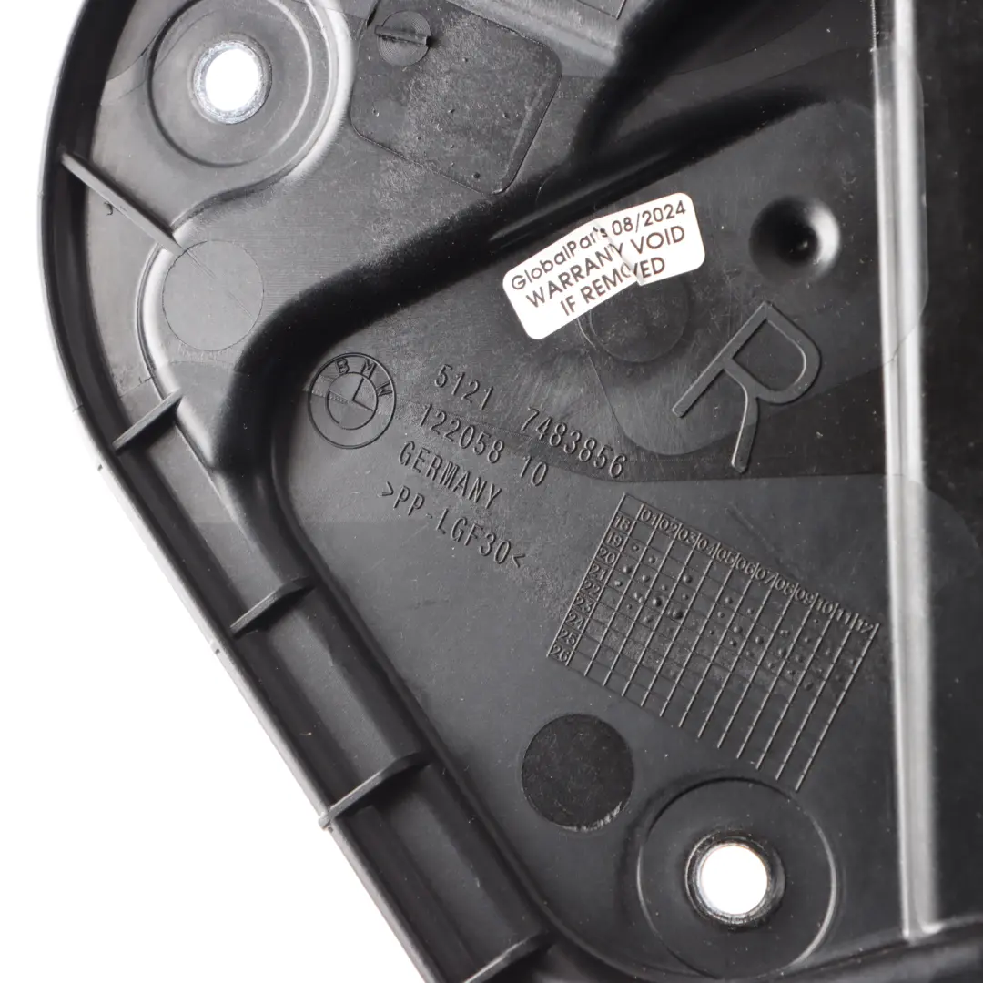 Puerta Acústica Cubierta Panel Placa Trasera Derecha para BMW F44 Gran Coupe con número de pieza 7483856 BMW F44 Gran Coupe Puerta Acústica Cubierta Panel Placa Trasera Derecha - SKU 7483856 - Número de pieza 7483856