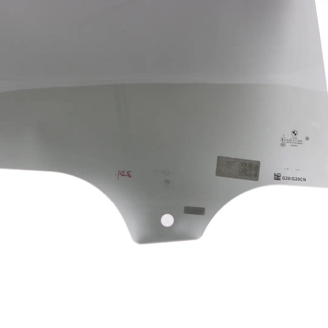 Window Glass Door Rear Right O/S Side SSG AS3 Black to BMW G20 with Part number 7497106 BMW G20 Window Glass Door Rear Right O/S Side SSG AS3 Black - SKU 7497106 - Part number 7497106